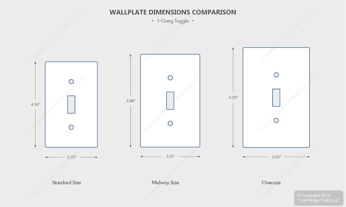 Leviton PJ1-A Almond 1-Gang Toggle Unbreakable Nylon Midway Wallplate Cover