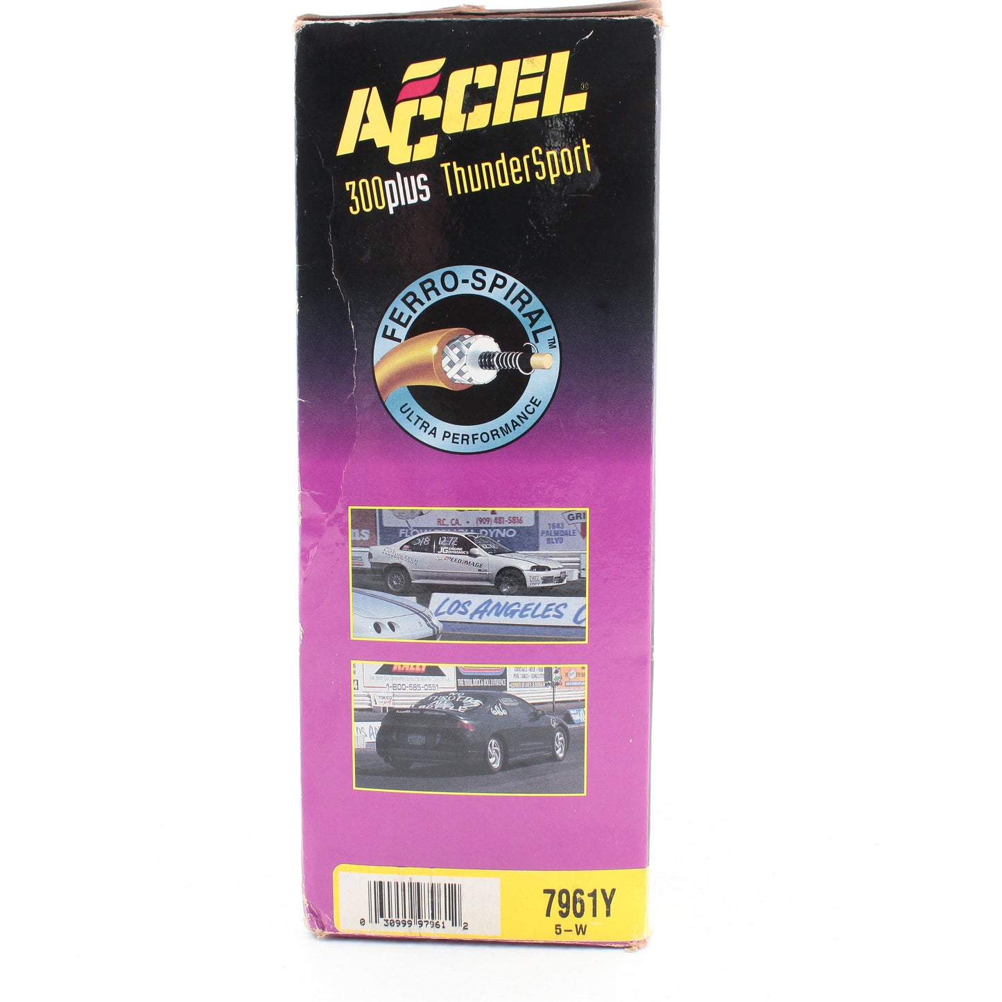 ACCEL 7961Y 300+ Yellow Thundersport Ferro-Spiral 8MM Spark Plug Ignition Wires