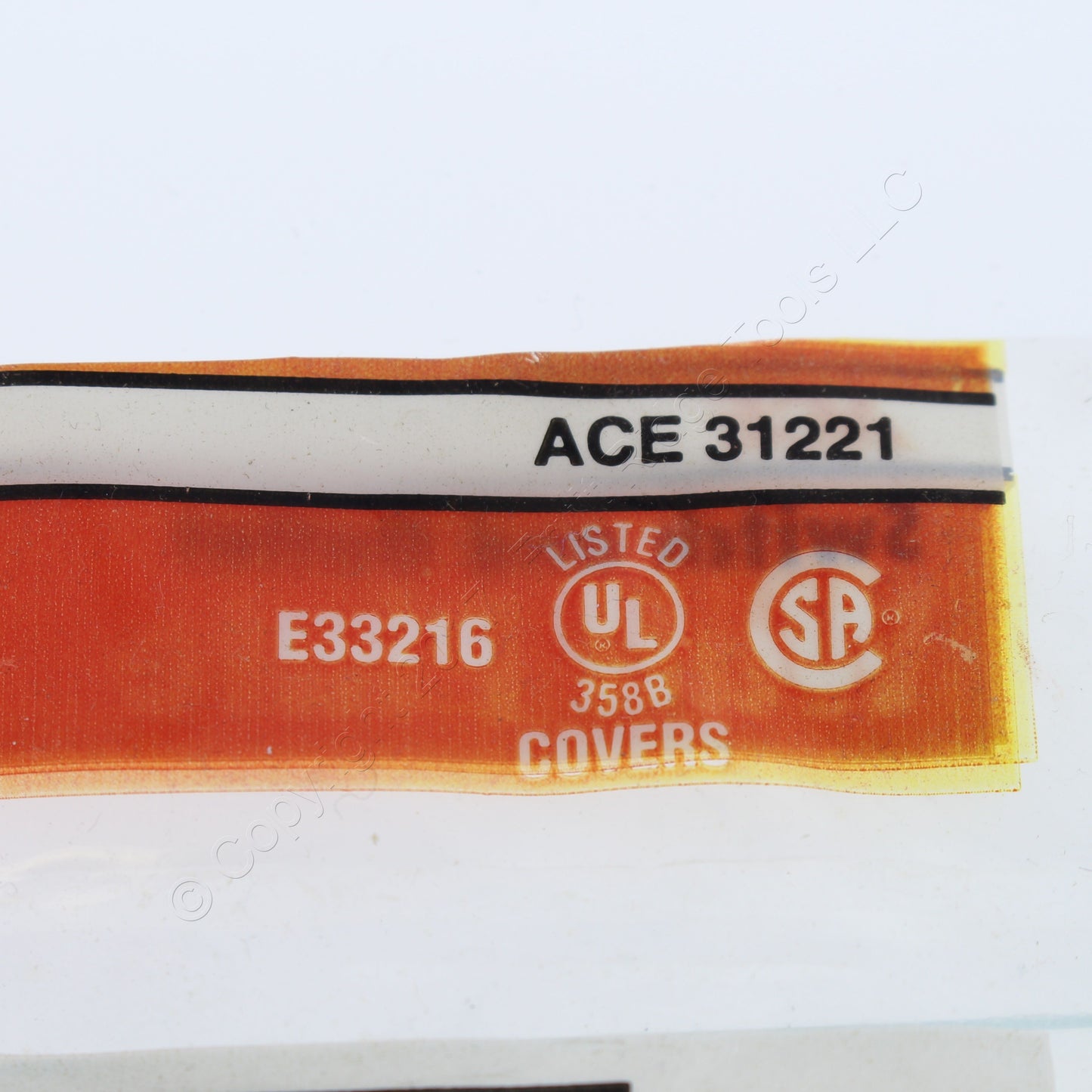 ACE 31221 Ivory 2-Gang Toggle Switch Duplex Outlet Plastic Standard Wallplate