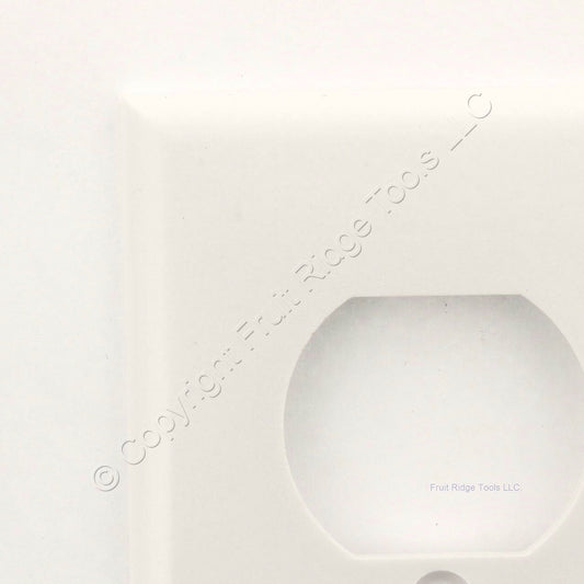 ACE 31597 White 2-Gang Duplex Outlet Plastic Standard Wallplate Receptacle Cover