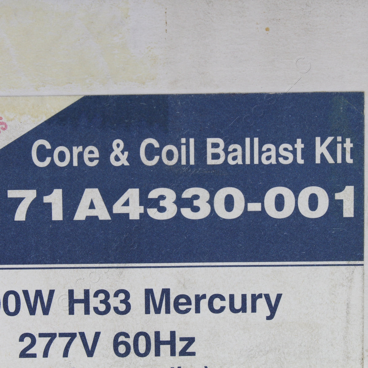 Advance 880W 277V Core and Coil Indoor Enclosed Discharge Ballasts 71A4330-001