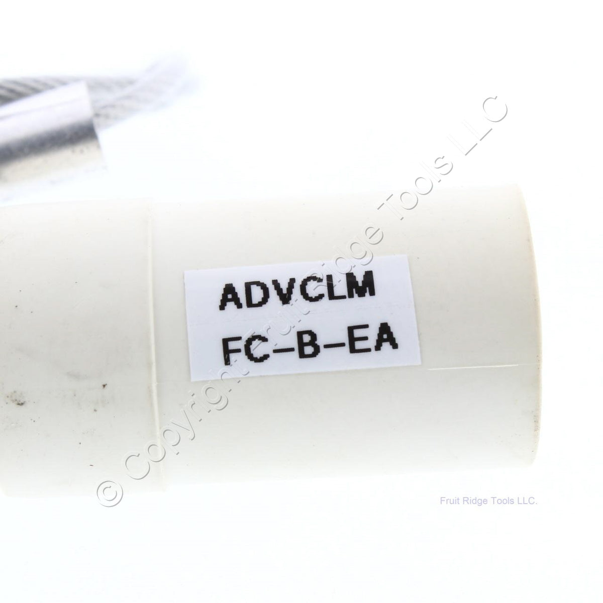 Advanced Devices/Marinco Mini Cam Plug Female White Cap w/ Lanyard CLMFC-B