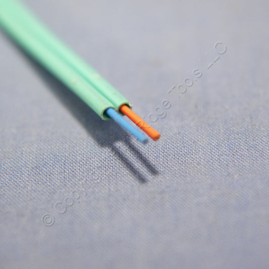 6404 Feet AFL Aqua Zipcord 2-Fiber 10G 300m 2.0mm 900�m Plenum Fiber Optic Cable