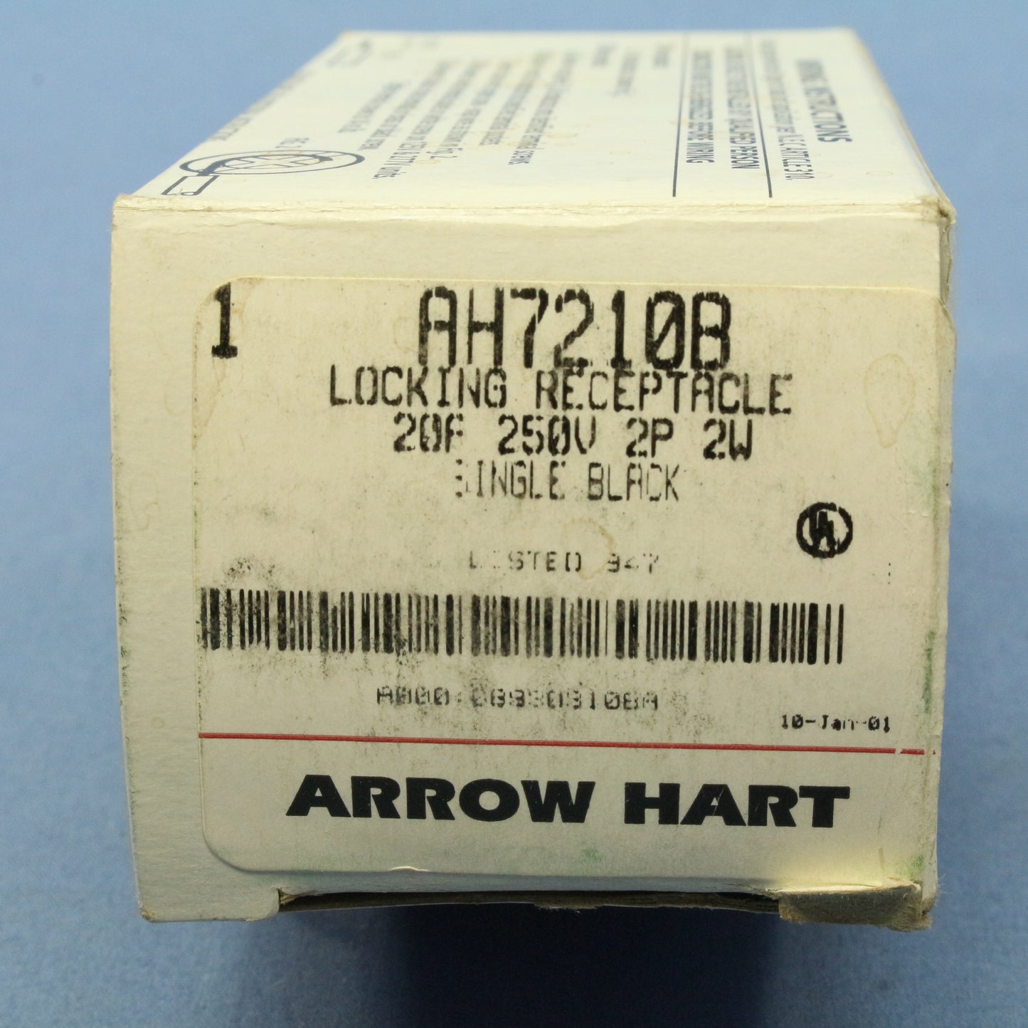 Non-Nema Locking Receptacle Single Outlet Twist Turn 20A 250V Arrow Hart 7210B
