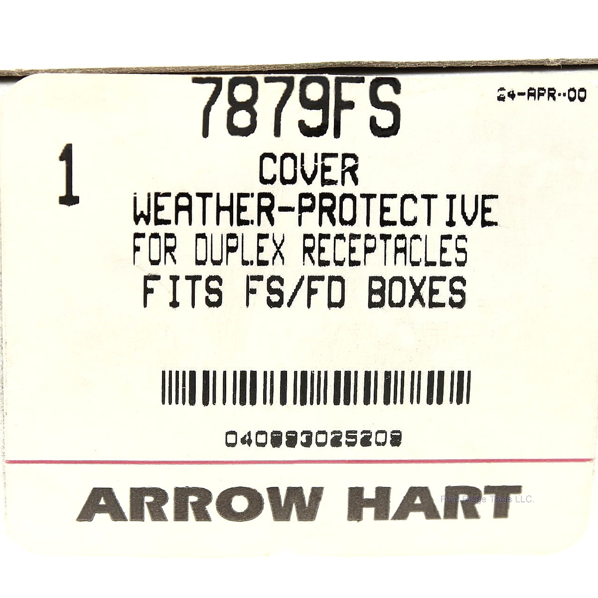 Arrow Hart Aluminum Gray Flip Lid Raised Self Closing Outlet Box Covers 7879FS