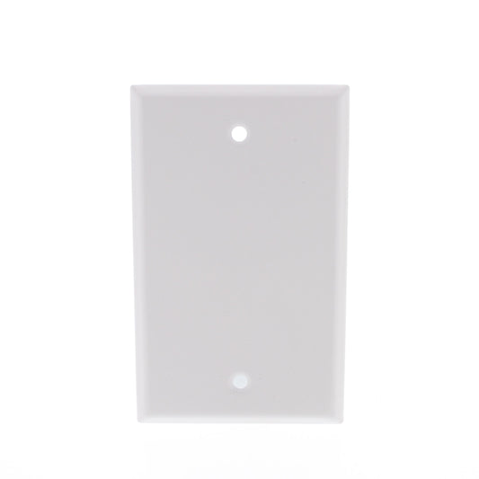6-Pack Amerelle C970BWVP Smooth White 1-Gang Painted Steel Blank Wallplate Cover