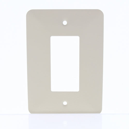 Amerelle C972RIVVP Large Wrinkle Ivory Steel 1-Gang Rocker Cover Wallplates 6pcs