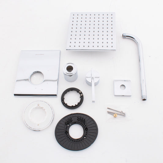 Polished Chrome 2.5gpm Trim Kit w/ Rain Showerhead Does Not Include Cartridge