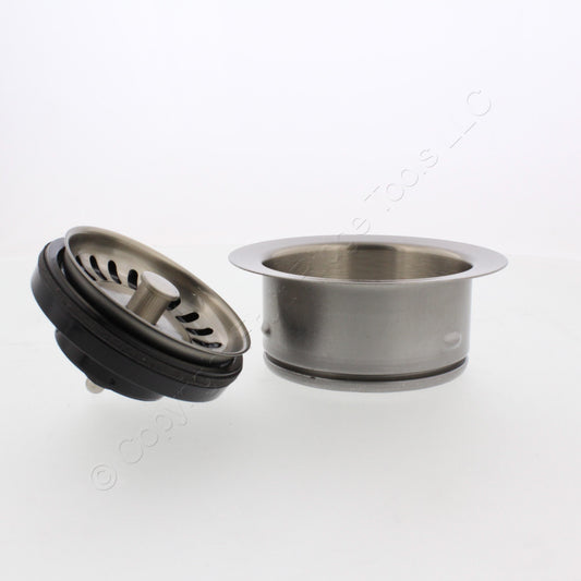 Mountain Plumbing Products Waste Disposal Strainer Brushed Nickel MT201-BRN