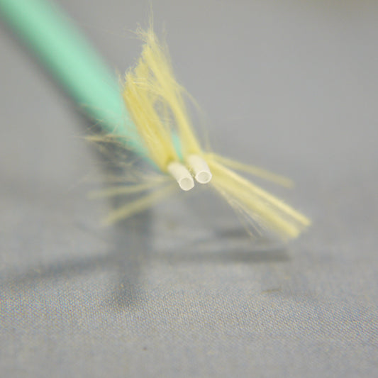3308-ft Berk-Tek 2.0mm Aqua Duplex Fiber Furcation Tubing Cable for up to 900μm