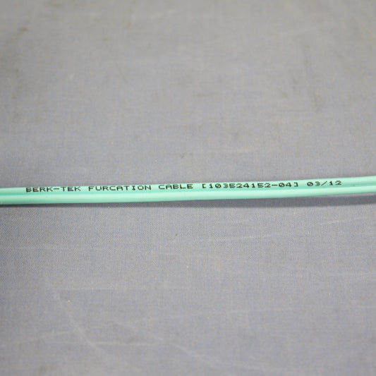 3310-ft Berk-Tek 2.0mm Aqua Duplex Fiber Furcation Tubing Cable for up to 900μm