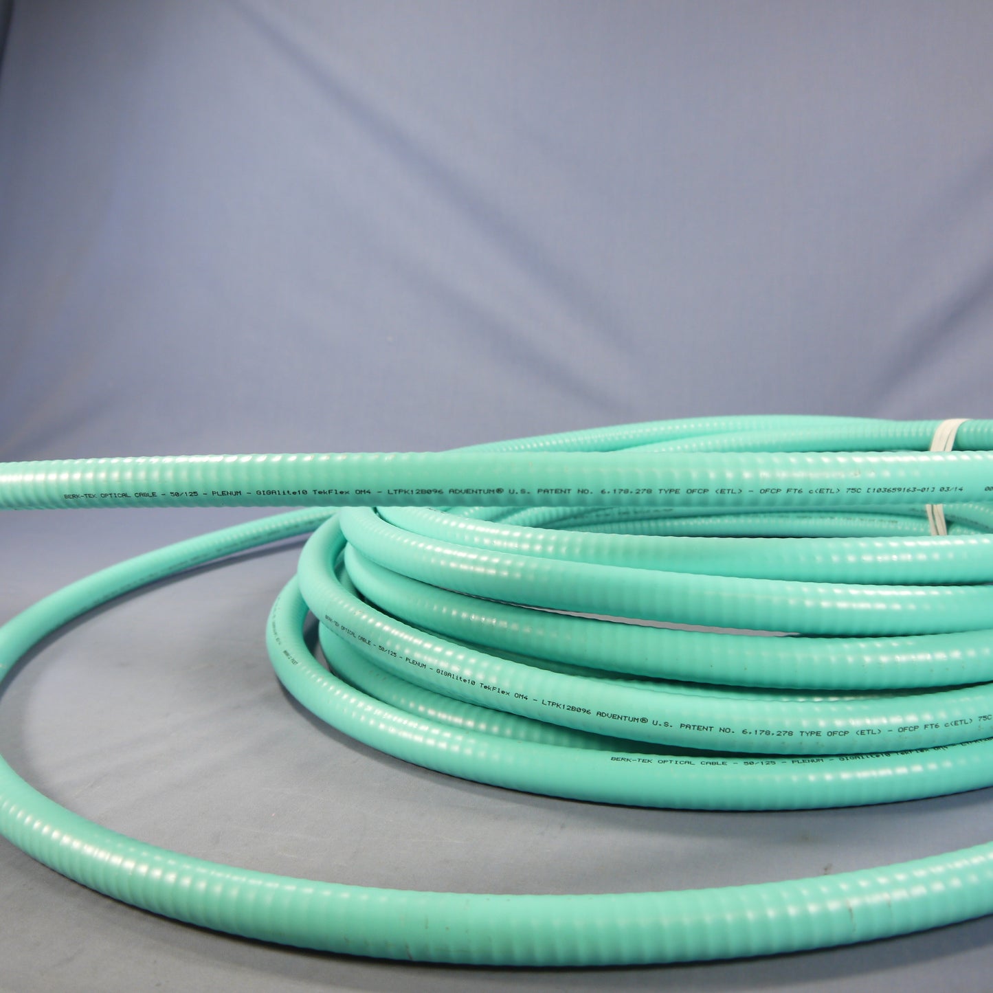 58ft Berk-Tek Armored GIGAlite-10 96-Fiber Adventum MM Plenum Fiber Optic Cable