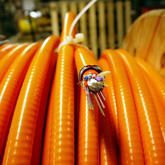 1044ft AFL 144-Fiber Armored MM Sub-Unitized Premise MicroCore Fiber Optic Cable