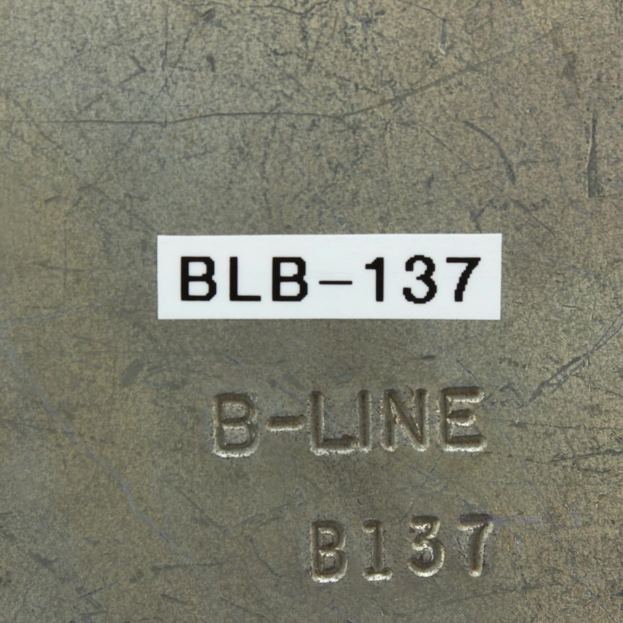 B-Line Zinc-Plated Steel 4-Hole 9/16" Channel Corner Gusset Flat Plate LTD B-137
