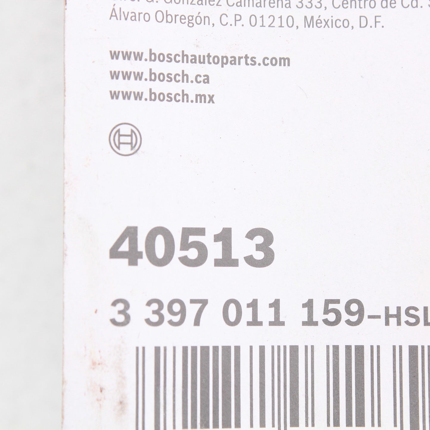 Bosch Automotive 40513 Direct Connect Windshield Wiper Blade 13" Conventional