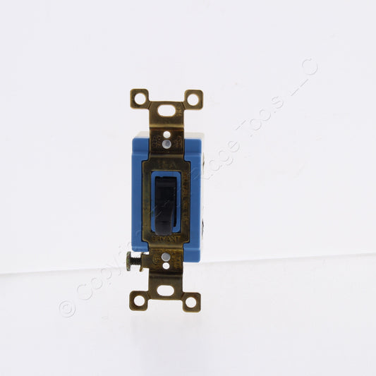 Bryant Black Industrial 3-Way Toggle Wall Light Switch 15A 120/277V 4803-BLK