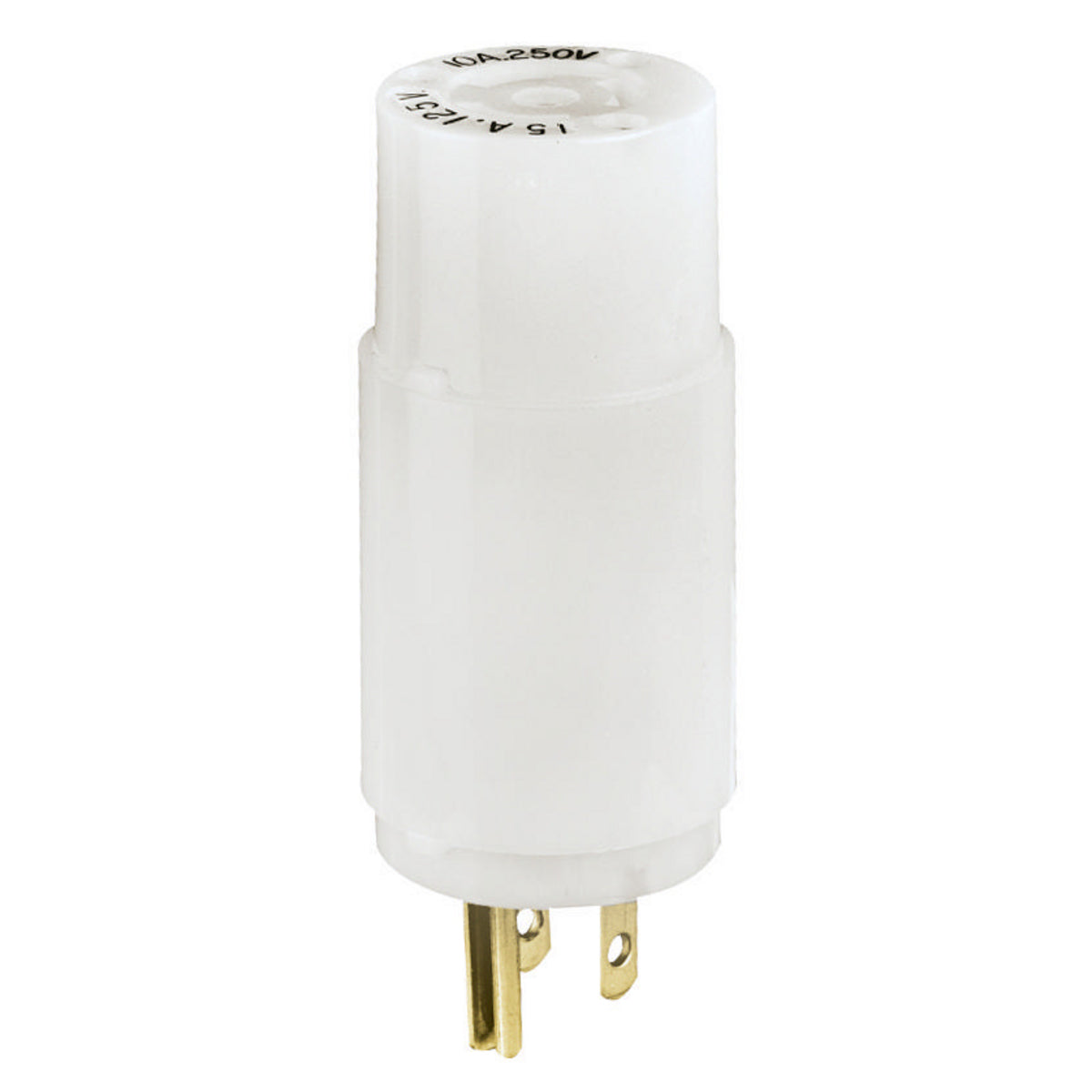 Bryant Locking/Straight Blade Adapter Plug 15A 125V to 15A 125V 10A 250V 9054AB