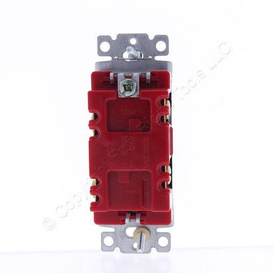 Hubbell Bryant 9902BLK Black Industrial Rocker Switch Double Pole 20A 120/277V