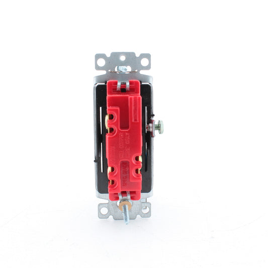 Hubbell Bryant 9903BLK Black Industrial Rocker Light Switch 20A 3-Way 120/277V