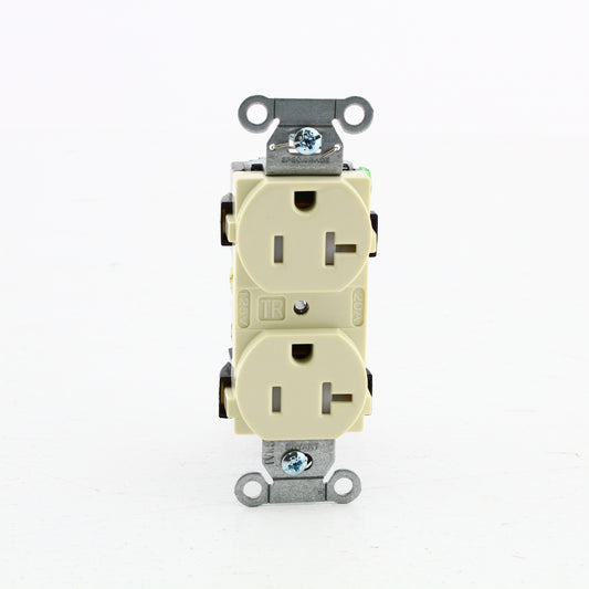Bryant CBRS20LATR Lt Almond Commercial Tamper Resistant 5-20R Receptacles 10pcs