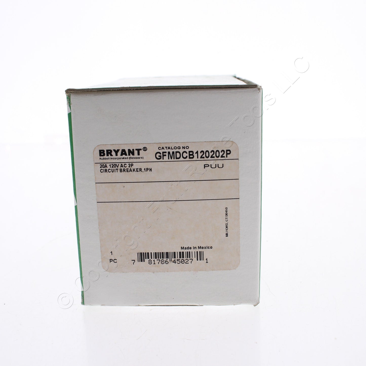 Bryant Circuit Breaker for Gfci Sensing Module 20A 120V 2-Pole 1PH GFMDCB120202P