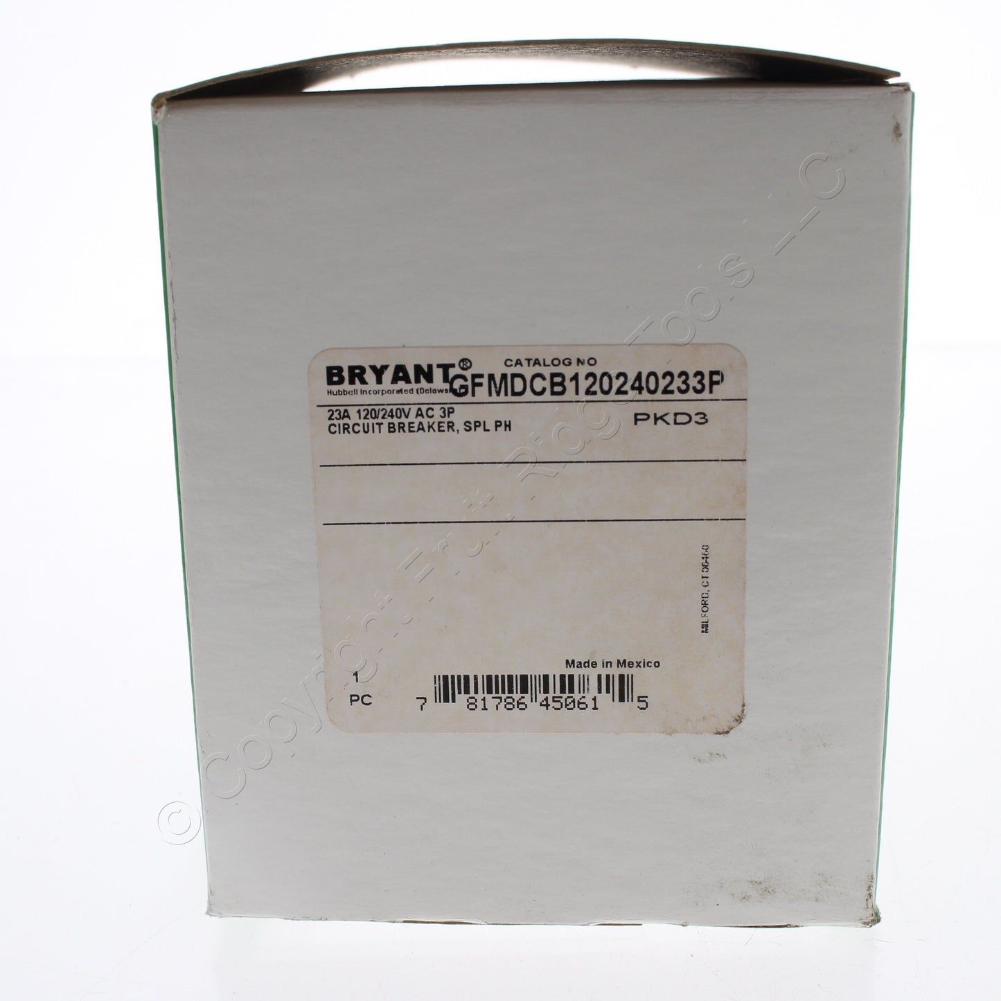 Bryant Circuit Breaker for Gfci Sensing Module 23A 120/240V 3PH GFMDCB120240233P