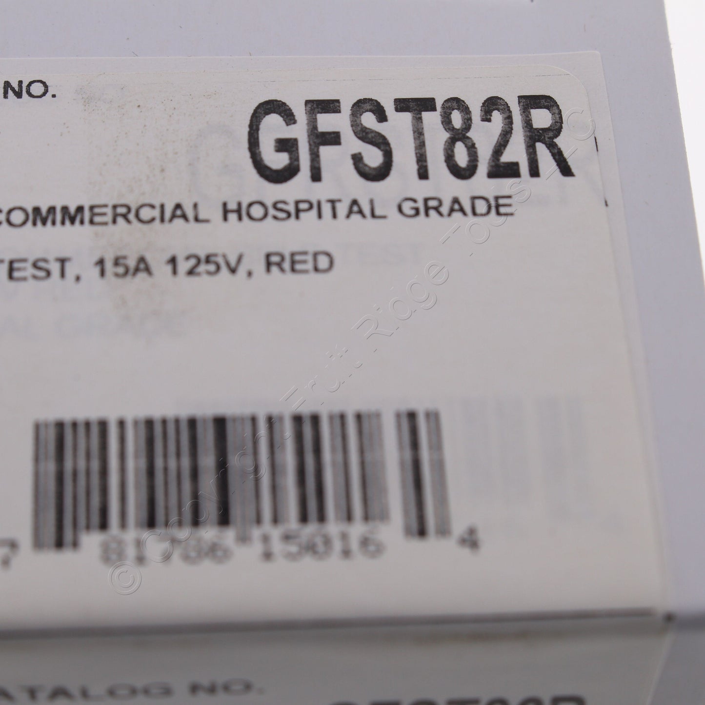 Bryant Red Hospital Grade Self-Test Gfci Receptacle Duplex Outlet 15A GFST82R