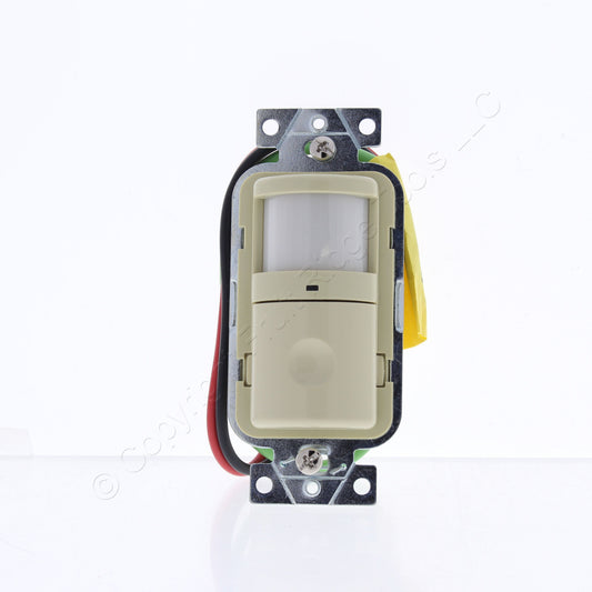 Bryant MS1001NI Ivory Vacancy Sensor Switch Night Light 120/277V 180� 1000W
