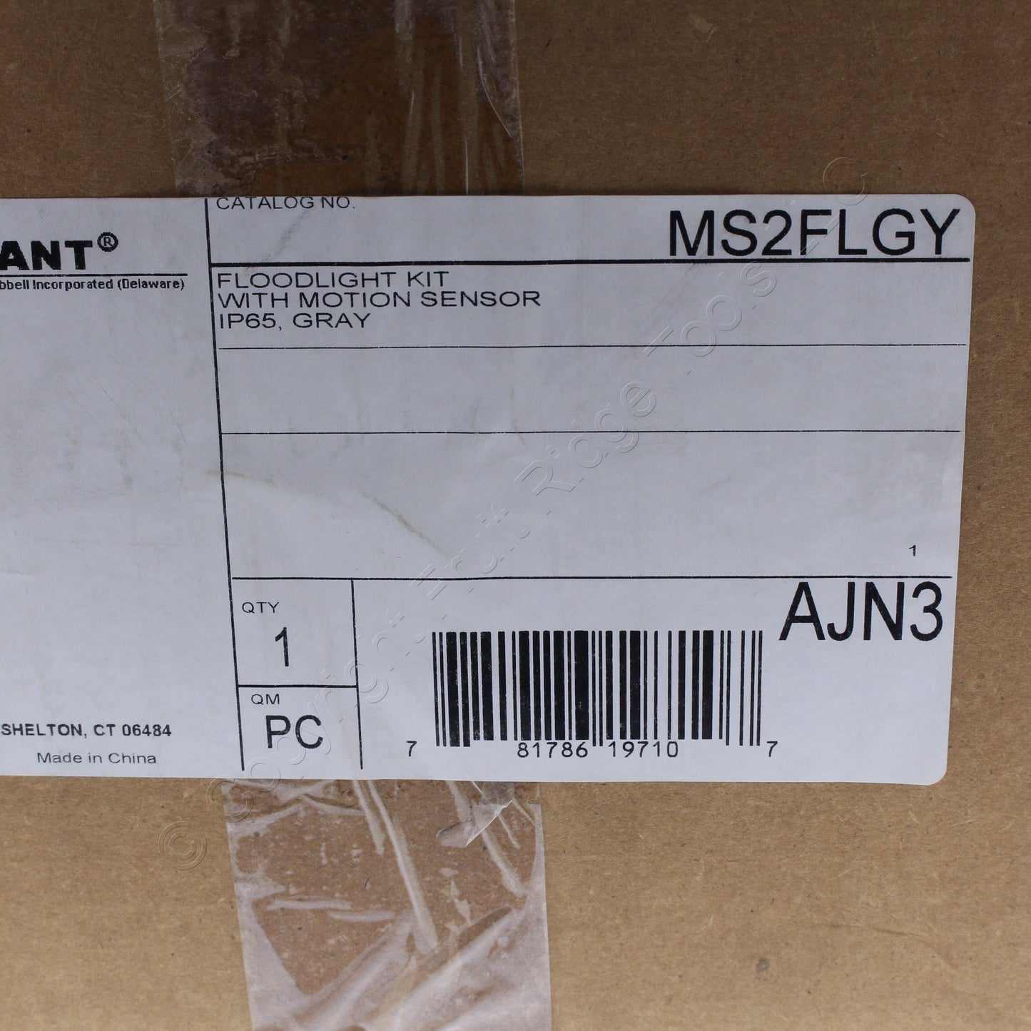Bryant/Bell MS2FLGY Gray Motion Sensor LED Flood Light Kit 2K Lumens 26W 180�
