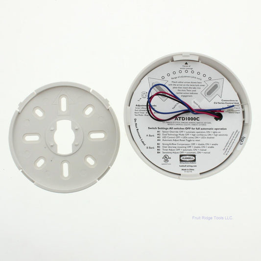 Bryant MSD1000C Occupancy Ceiling Sensor Adaptive PIR/US 1000ft� 24VDC 180�
