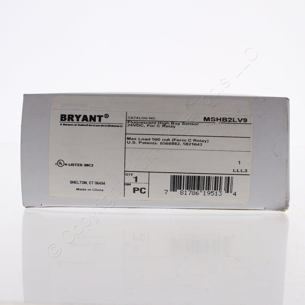 Bryant MSHB2LV9 Occupancy Sensor High Bay PIR w/Photocell 24VDC