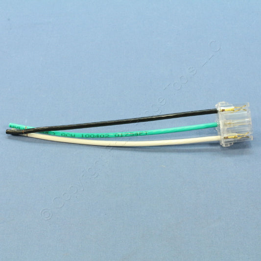 Bryant Quick-Tech Receptacle Pigtail Wiring Harness 6" Leads QT6R2