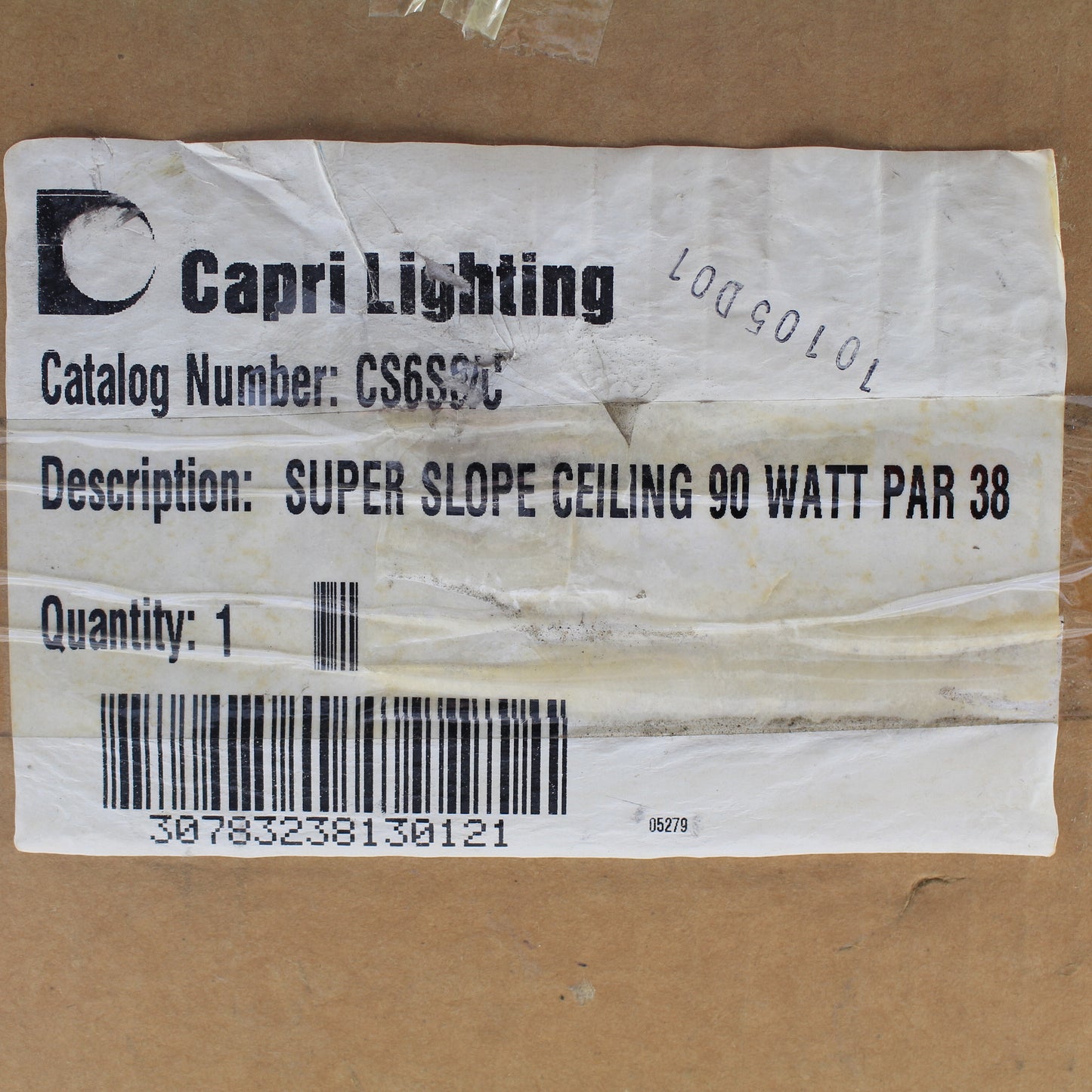 Capri Lighting Slope Ceiling HI Angle/Title 24 Gasket 90 Watt Par 38 CS6SSIC