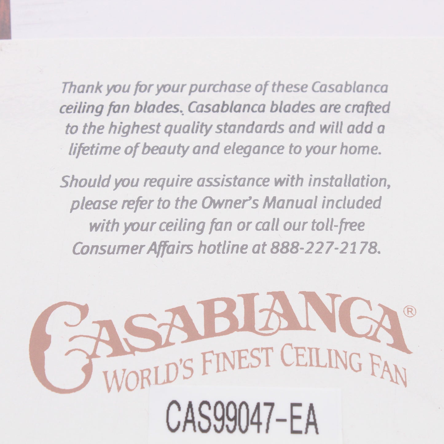 Casablanca Fan 99047 25" Outdoor 5-Piece Blade Set Tropical Carved Walnut Finish