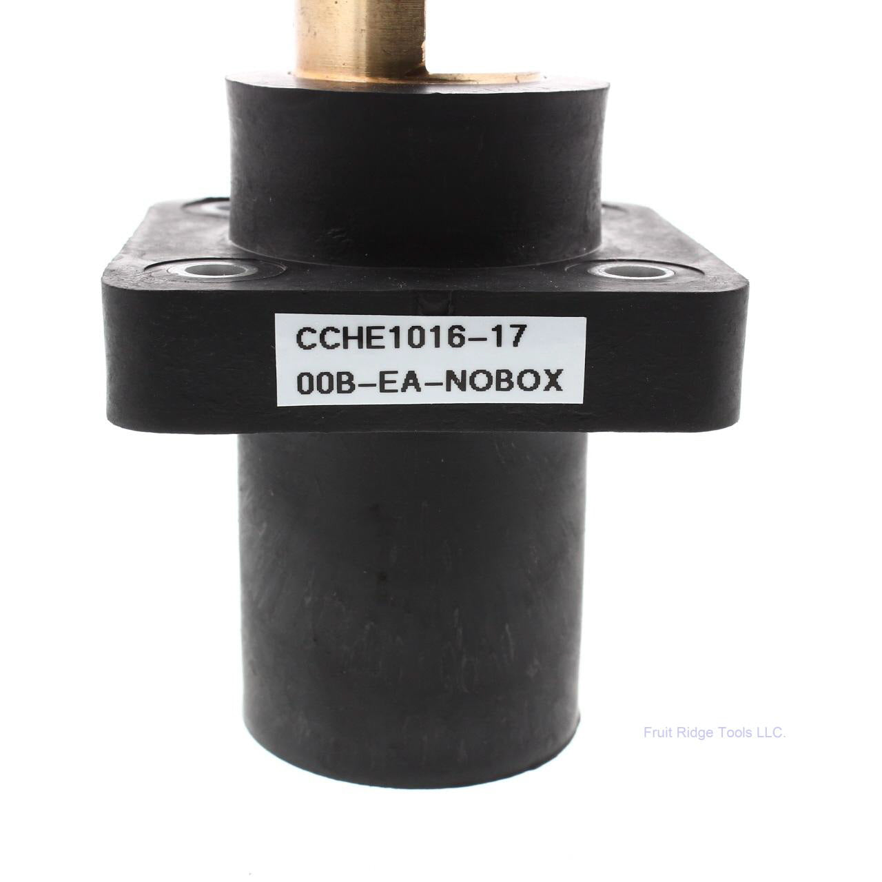 Joy Cooper 16 Series Male Black Single Hole Buss Bar Panel Mount E1016-1700B