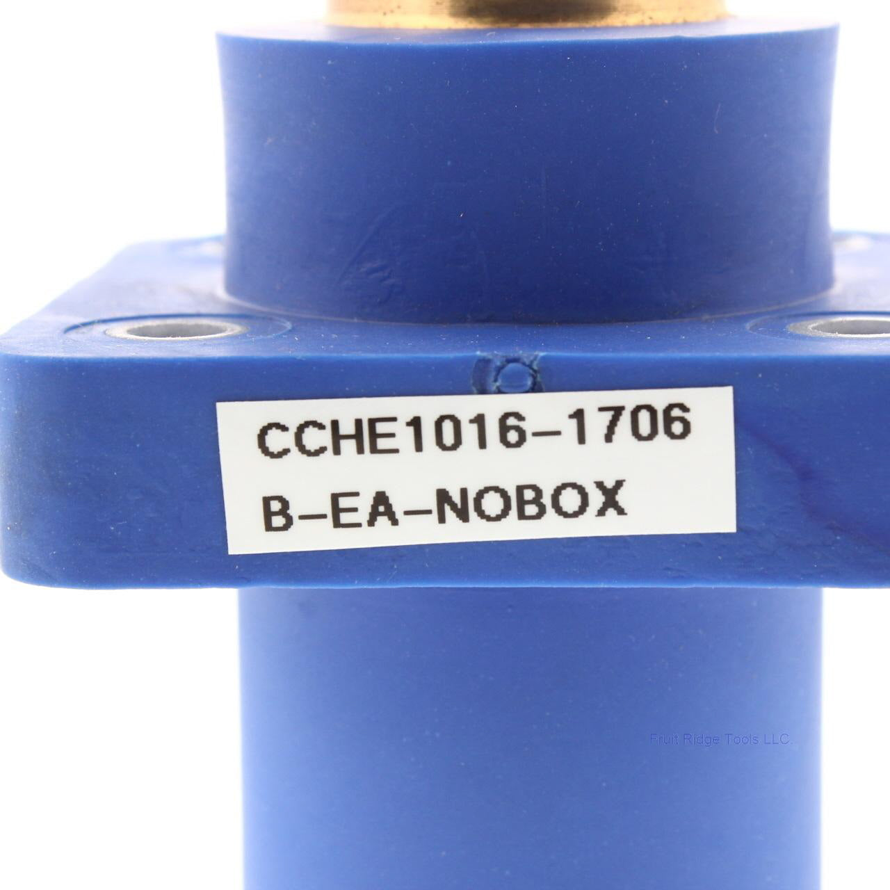 Joy Cooper 16 Series Male Blue Single Hole Buss Bar Panel Mount E1016-1706B