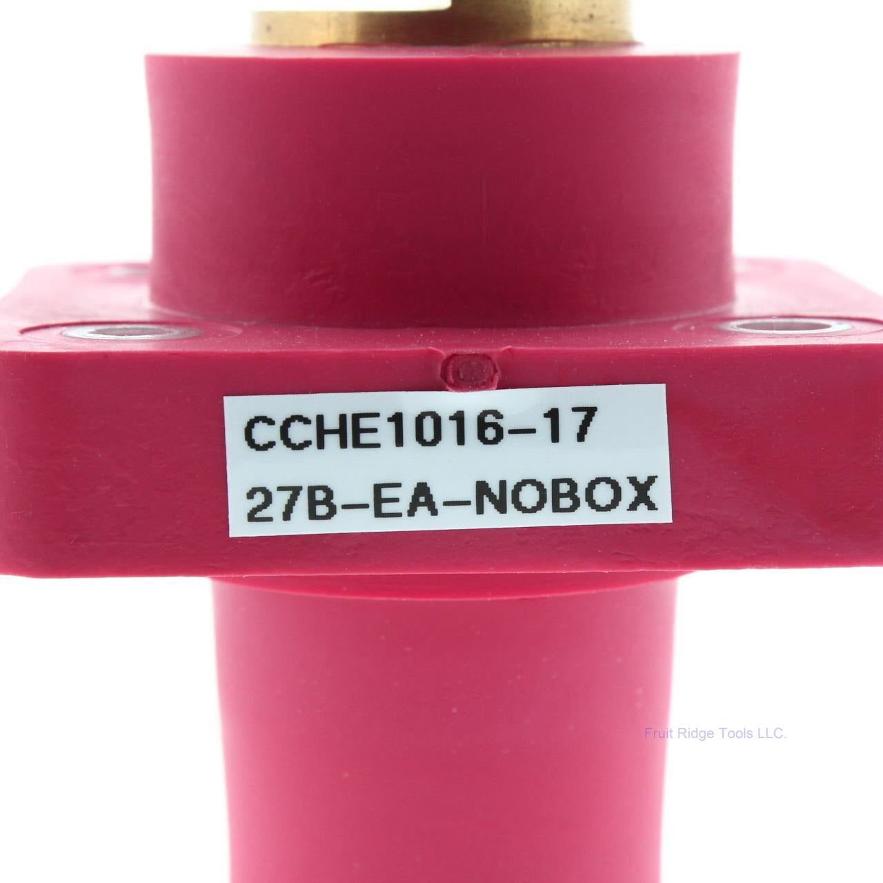 Joy Cooper 16 Series Female Red Single Hole Buss Bar Panel Mount E1016-1727B