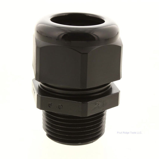 2 Straight Male 1" Nylon Cord Grips .55-1.0" Liquid-Tight Cable Gland NCG100100