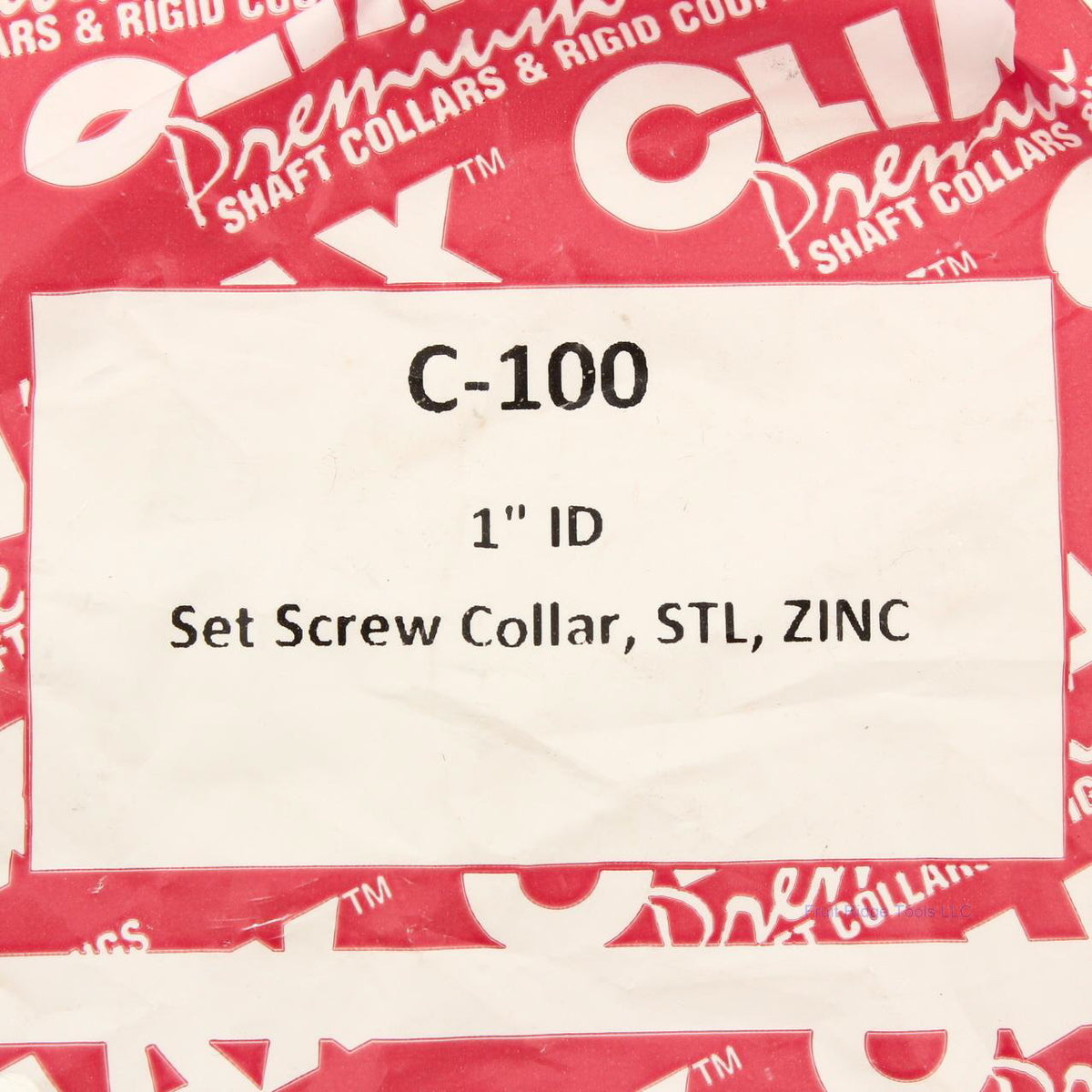 Climax Metal Products C-Series 1" Zinc Plated Steel Set Screw Collar C-100-S