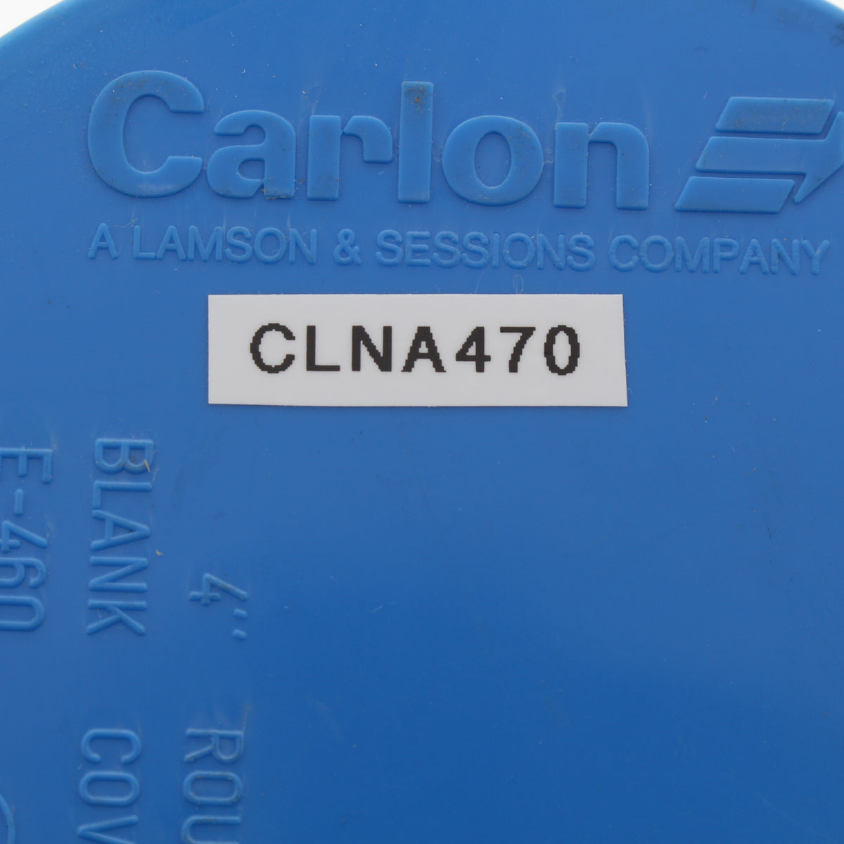 Carlon Blue A470 4" Blank Cover Non-Metallic for Round Octagon Ceiling Box