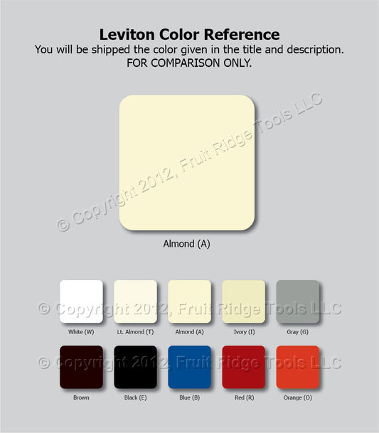 Leviton 5678-A Almond DoItBest by Decorator Rocker Switch 15A Outlet Receptacle