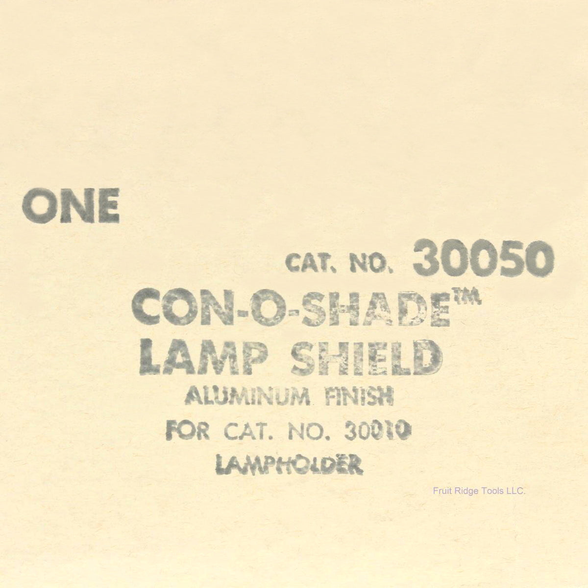 Con-O-Shade Mulberry Gray Heavy Die-Cast Aluminum Protection Lamp Cover 30050