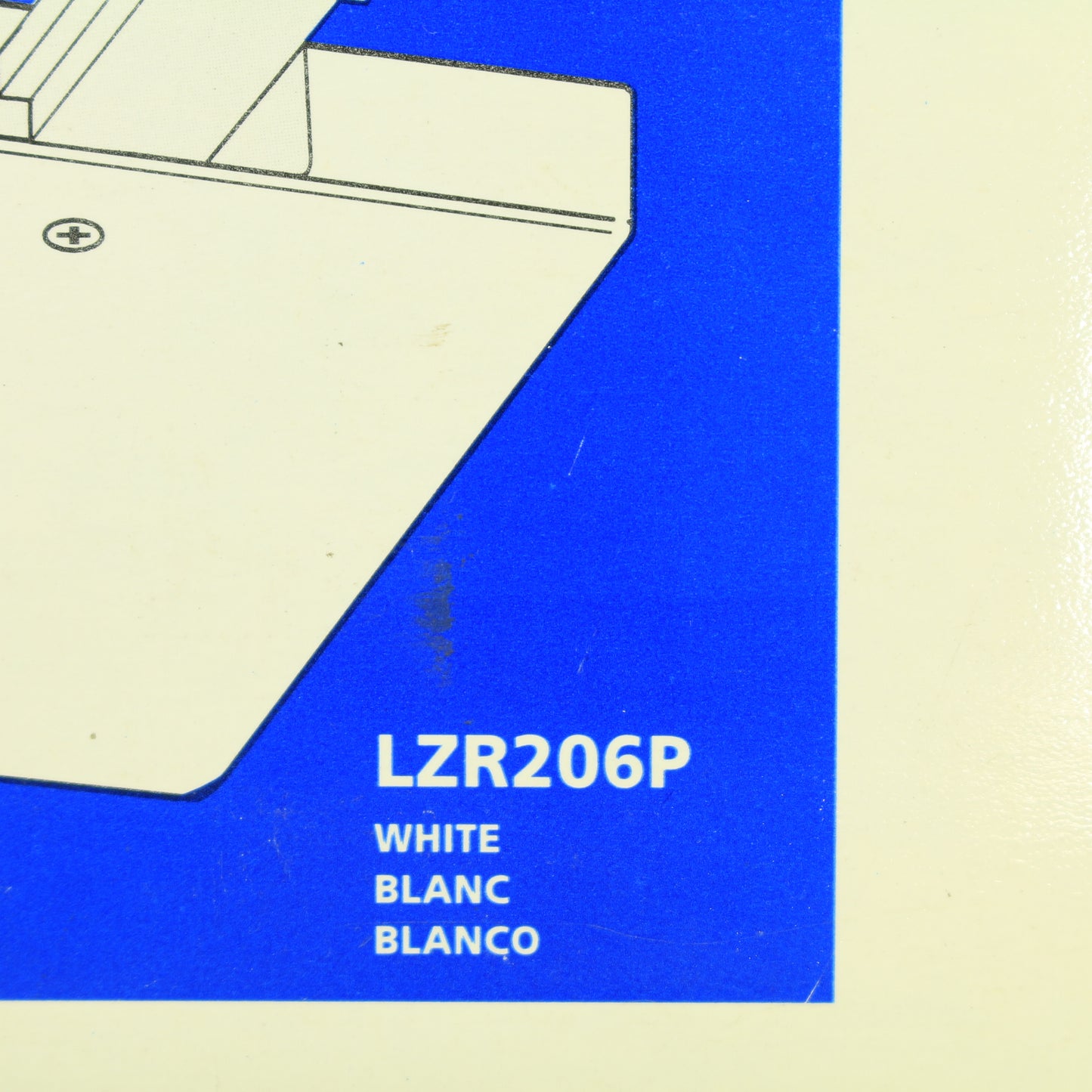Cooper HALO Trac White T-Bar Floating Canopy Connector Feed Downlighting LZR206P