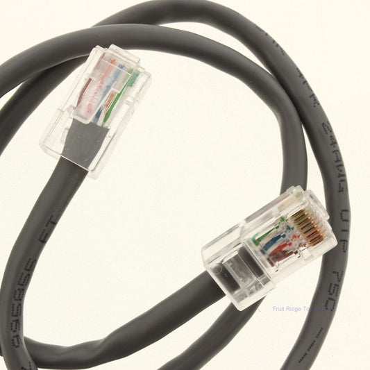 Channel Plus Gray 24"L Telecom Cat-5 Patch Cord Enclosure Connector Cable H692