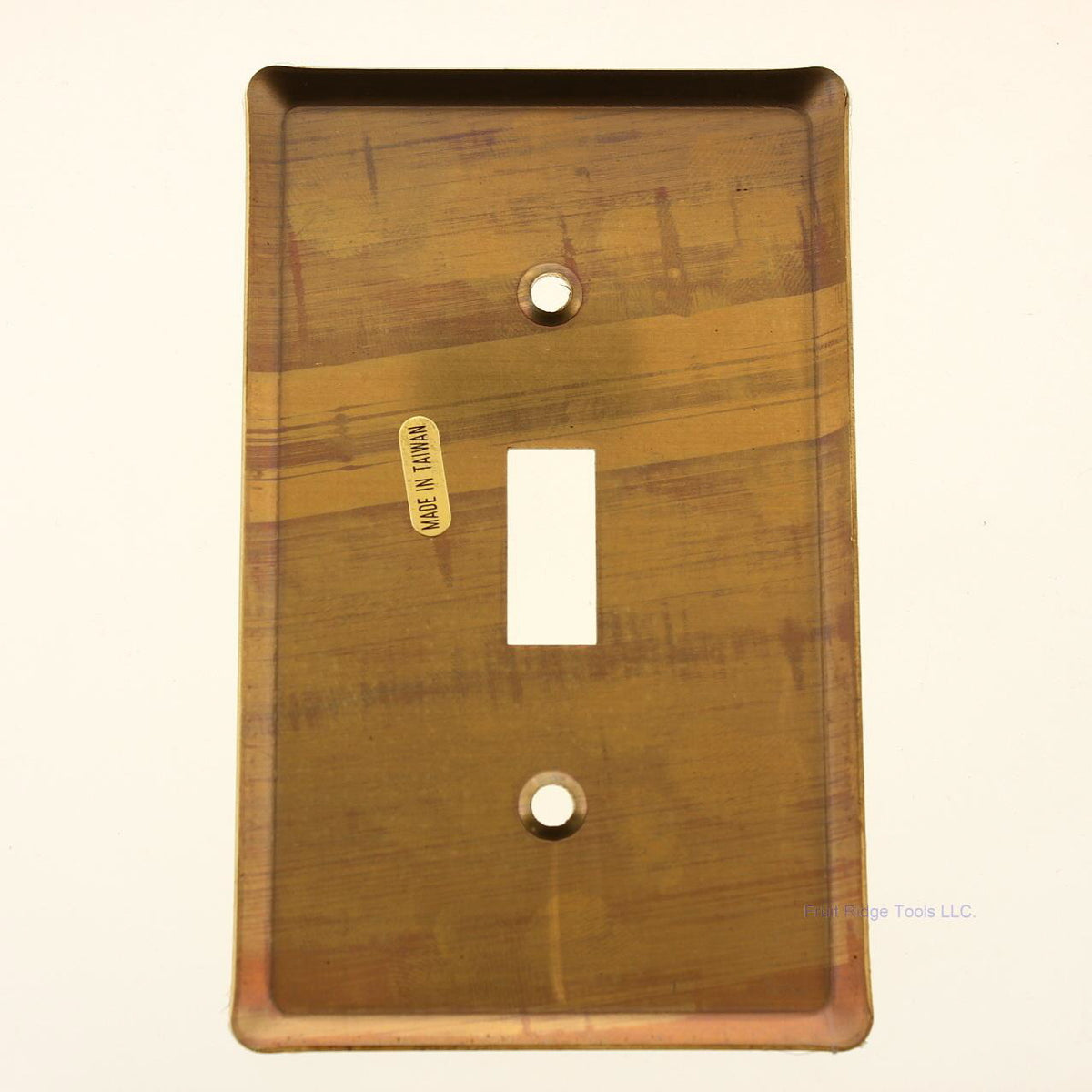 Creative Accents 15041 Brass 1-Gang Toggle Solid Brass Standard Wallplate Cover