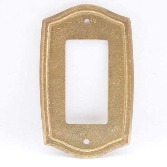 Creative Accents 967PB Polished Brass Standard 1-Gang Decorator Wallplate Cover