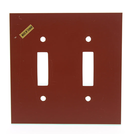 Creative Accents 9MC102 Accents 2-GANG Beveled Glass Mirror Switch Wall Plate