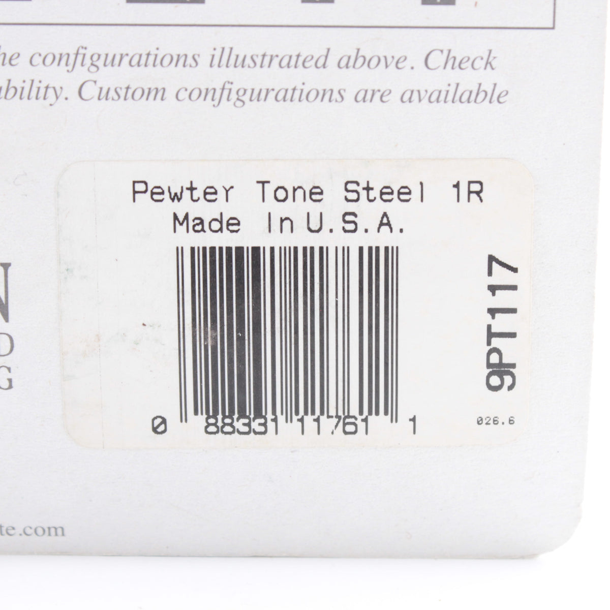 Creative Accents 9PT1117 Stainless Steel 1-Gang Toggle Switch Wallplate Cover