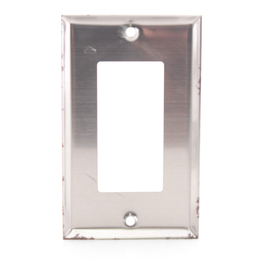 Creative Accents 9PT1117 Stainless Steel 1-Gang Toggle Switch Wallplate Cover