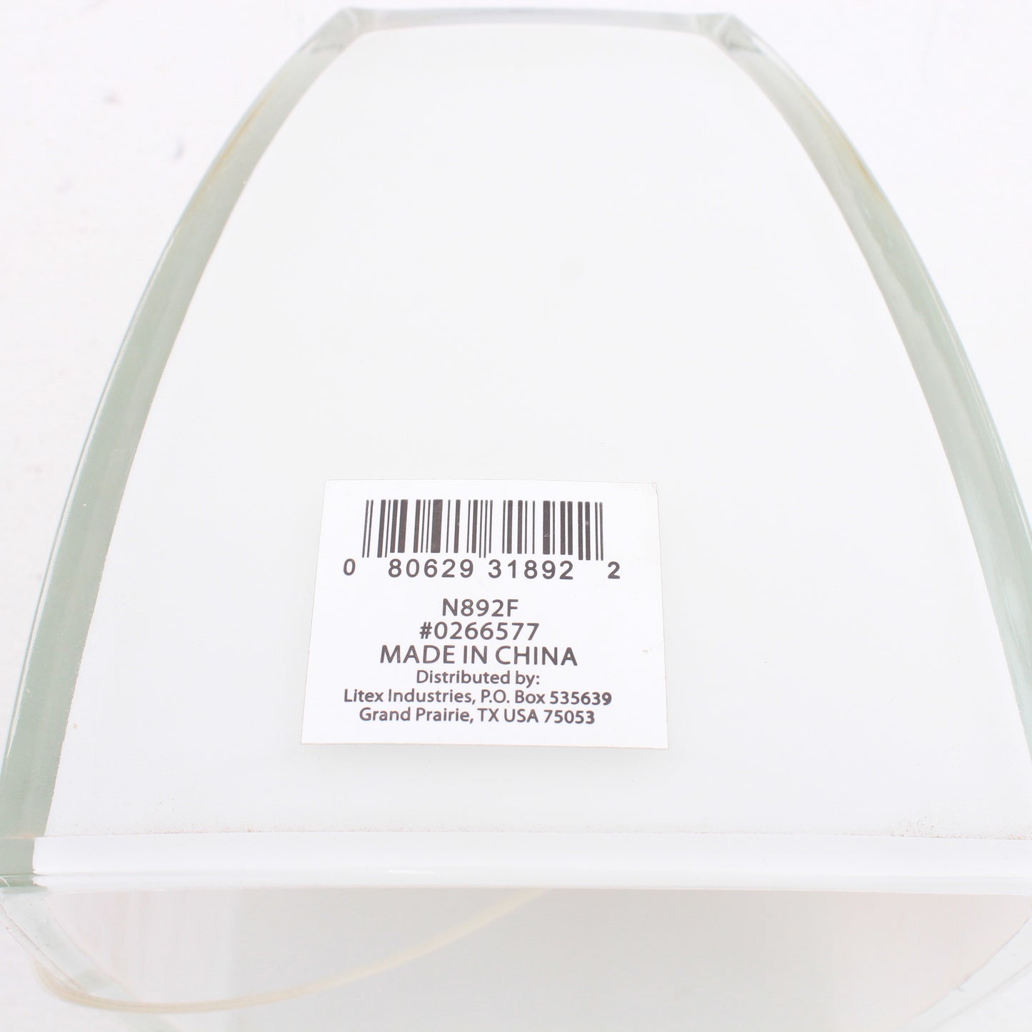 Craftmade N892F Frosted White Bell Mini Pendant Glass Lamp Light Shade 6"hx4.5"w